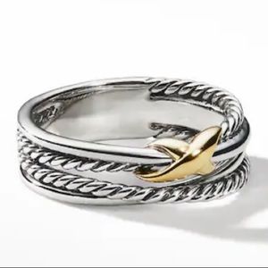 David Yurman X Crossover Ring 18K Gold